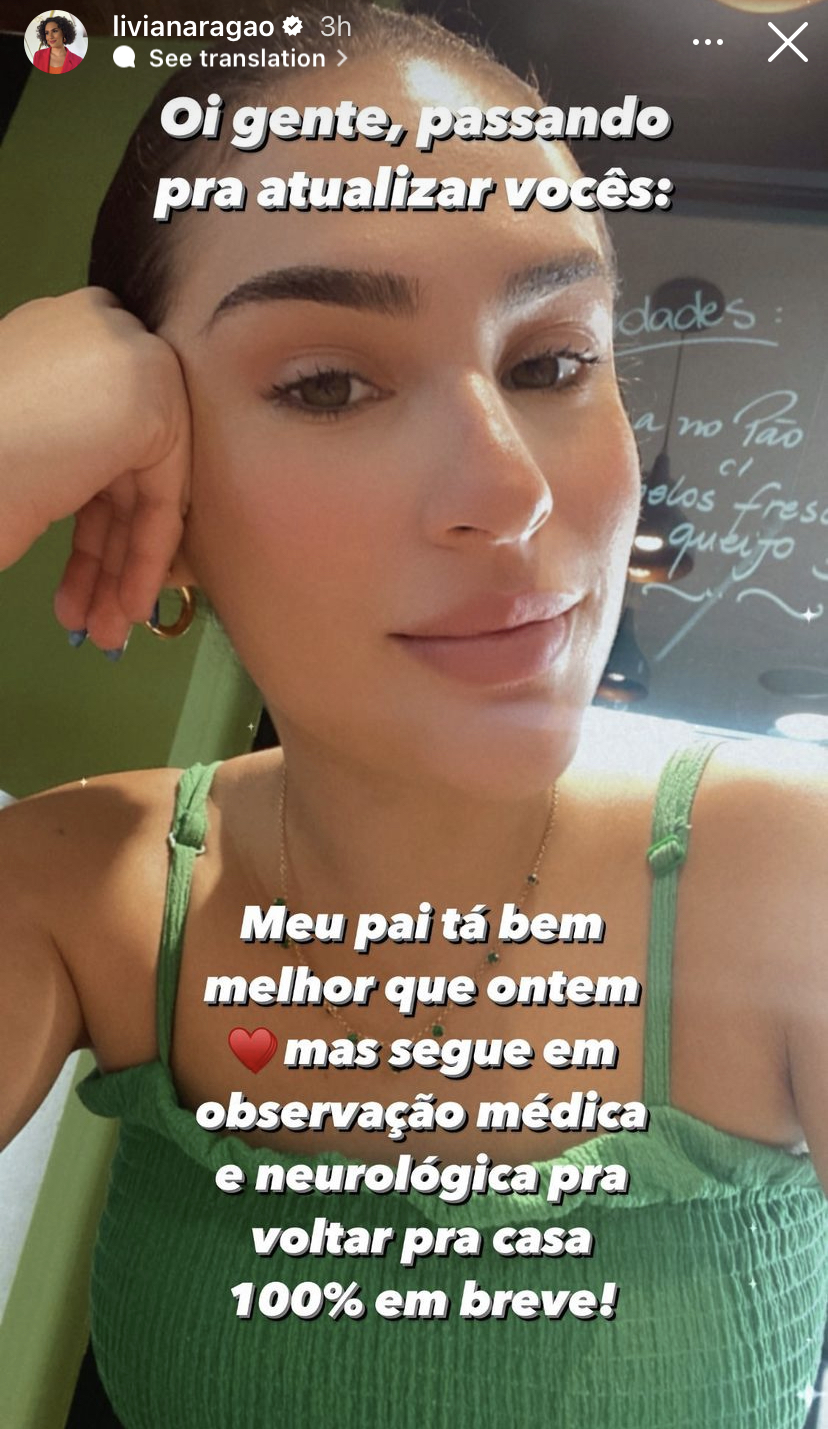 Livian Aragão nos Stories