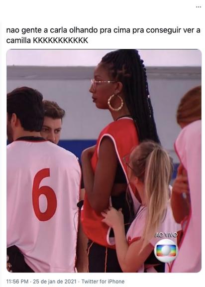 Memes BBB 21 Camilla e Carla