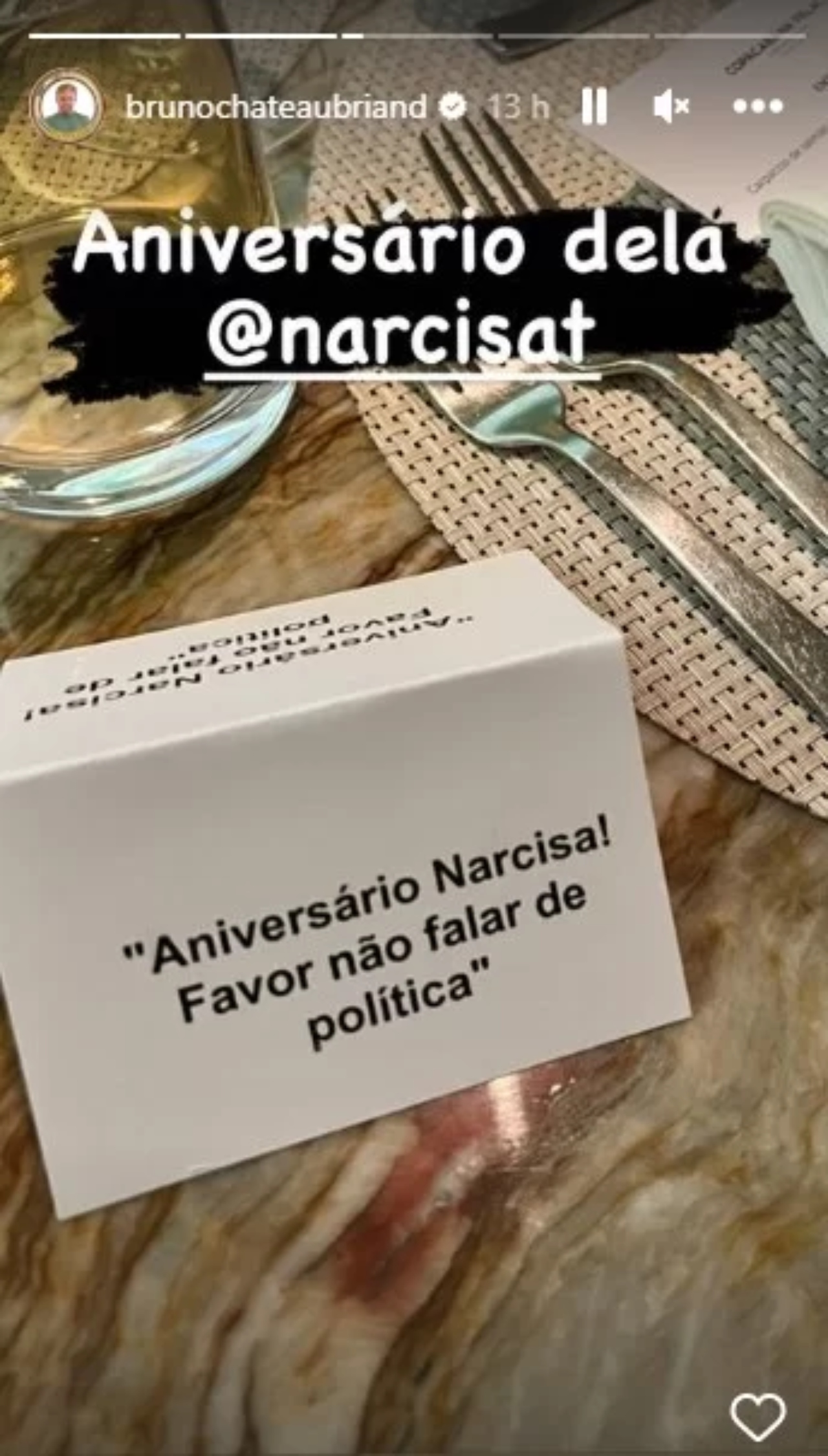 Narcisa aniversário