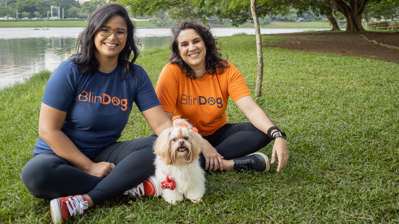 Luana Wandecy e Amanda Holanda são, respectivamente, CEO e CMO da Blindog