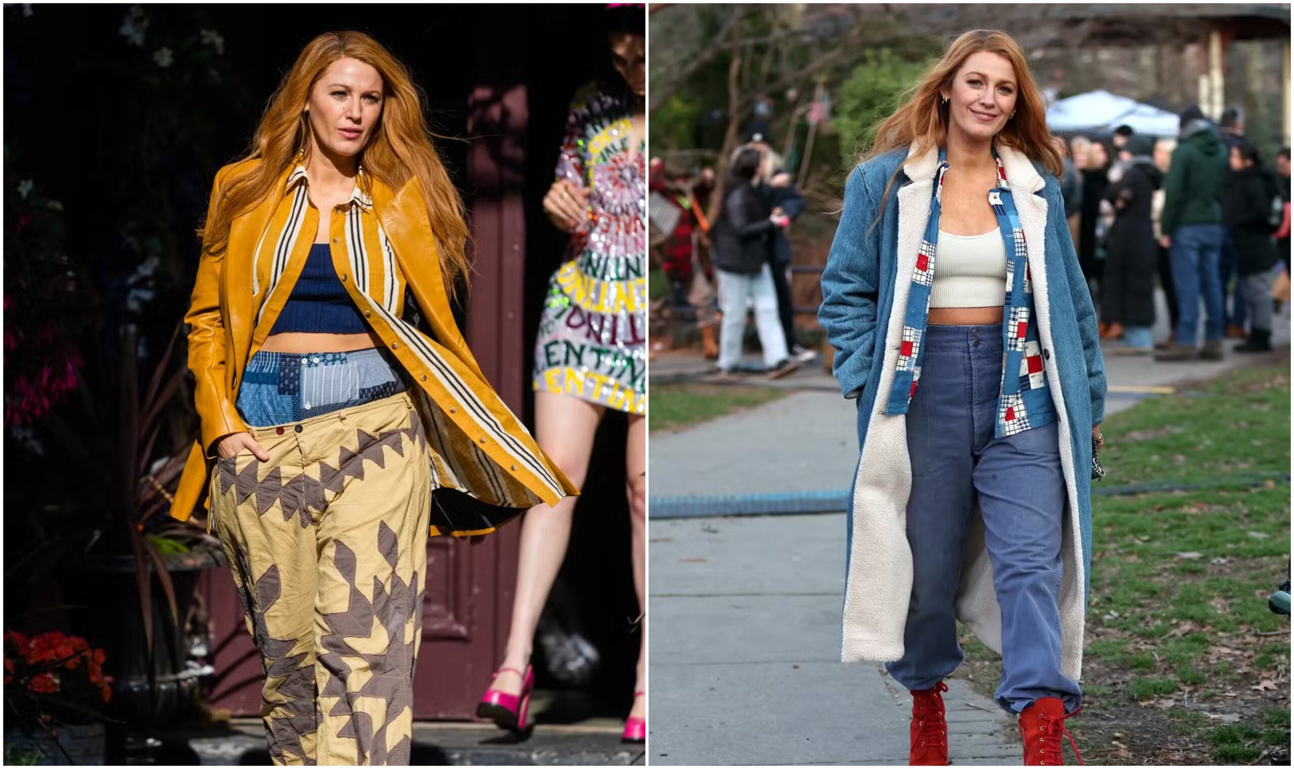 Patchwork dos looks da protagonista Lily Bloom em 'É Assim Que Acaba'