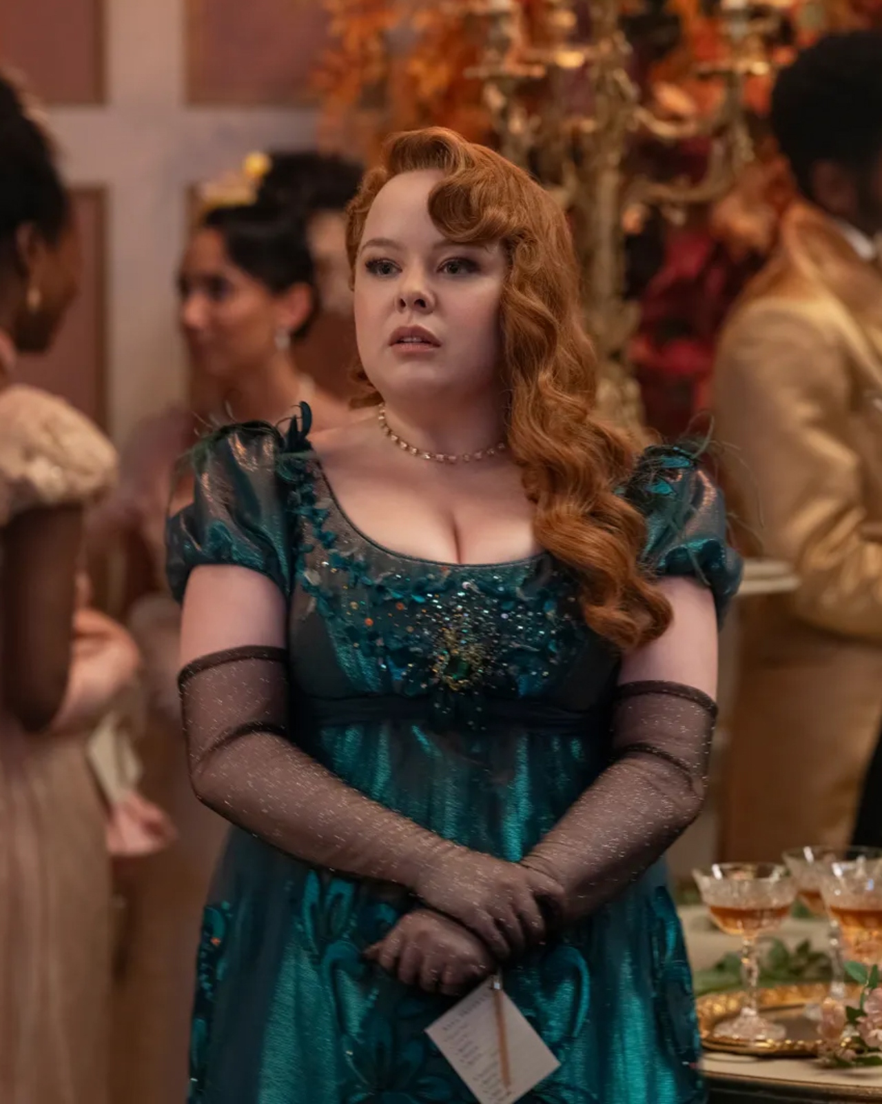 O cabelo da Penelope cheio de ondas tem marcado a terceira temporada de Bridgerton 