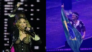 Pelas buscas do Google, Madonna e Bruno Mars foram os artistas que passaram pelo Brasil e mais bombaram (Imagem: Reprodução/Redes Sociais)
