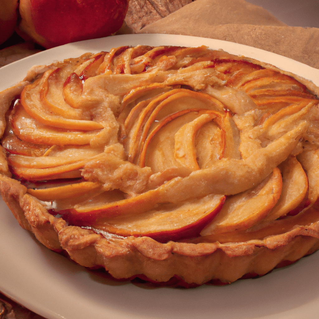Imagem de Torta de Maçã Simples e Deliciosa
