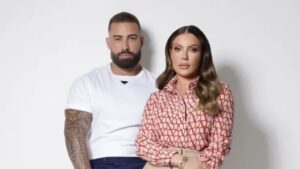 rei e rainha da creatina posam para foto