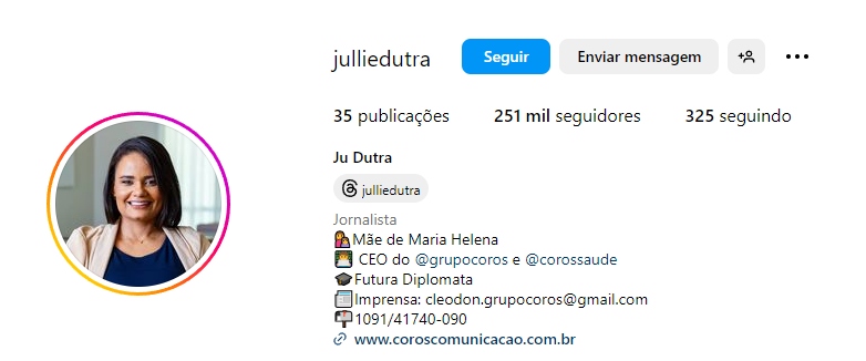 seguidores-de-jullie-dutra