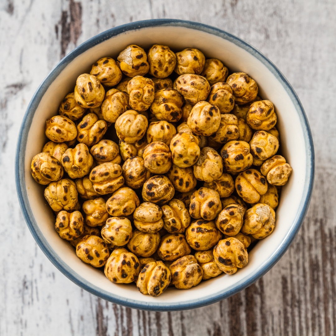 snack de grão de bico
