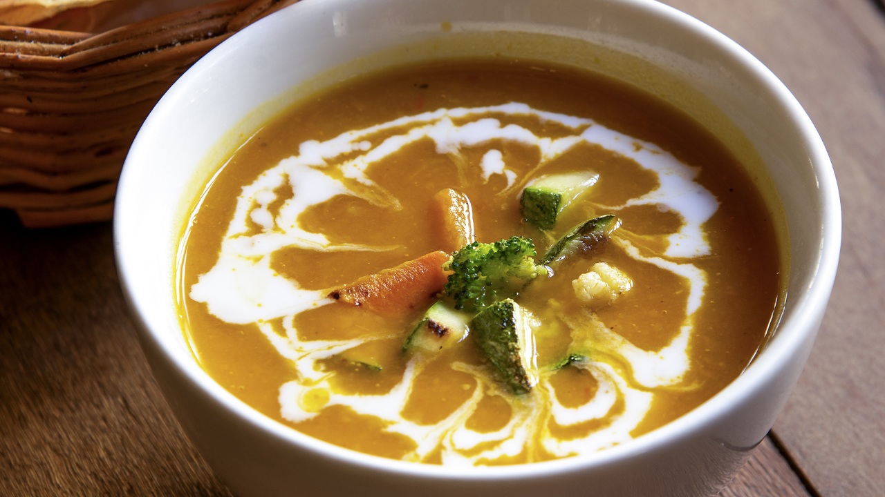 sopa de abóbora