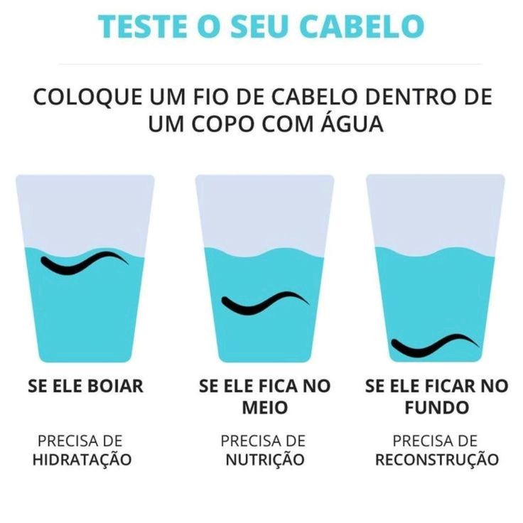 Teste de porosidade é uma forma de analisar a saúde dos cabelos para montar o cronograma capilar