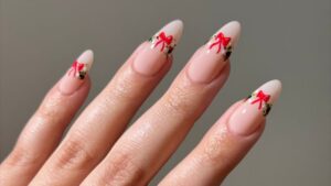 unhas de natal