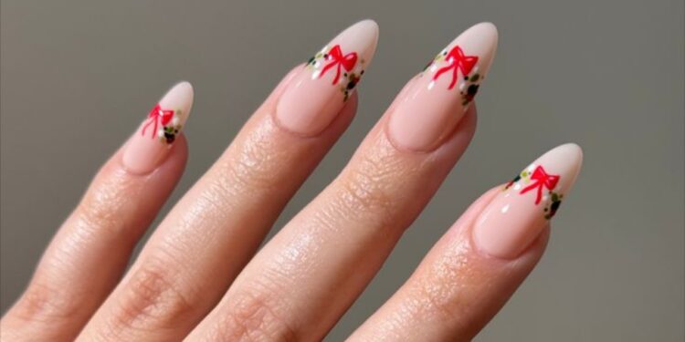 unhas de natal