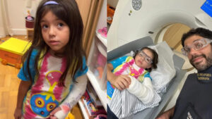 zoe sabrina quebra braço
