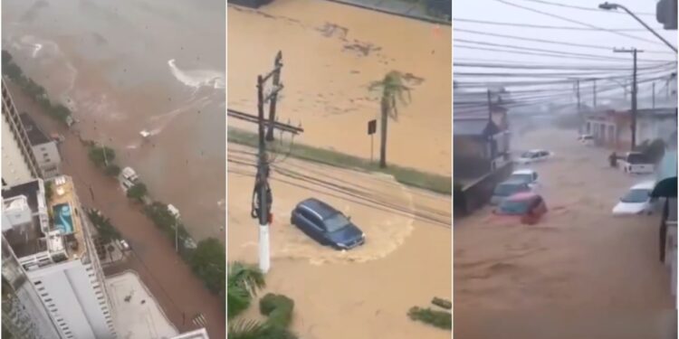 situação de emergência em SC