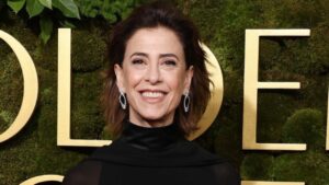 look de Fernanda Torres para o Globo de Ouro
