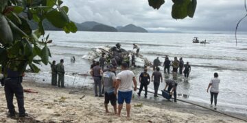 queda de avião em Ubatuba