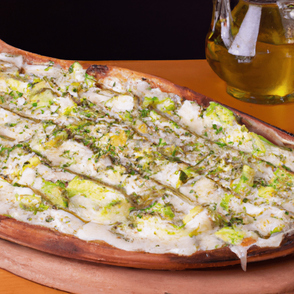 Imagem de Pizza de Abobrinha e Queijo de Cabra