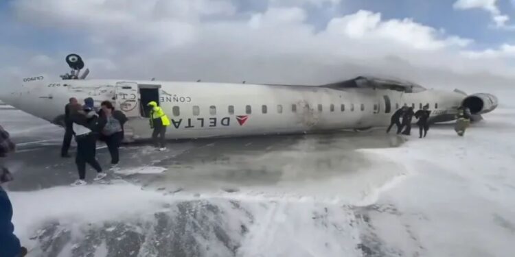 avião pode capotar