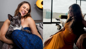 Paolla Oliveira cachorro e gato