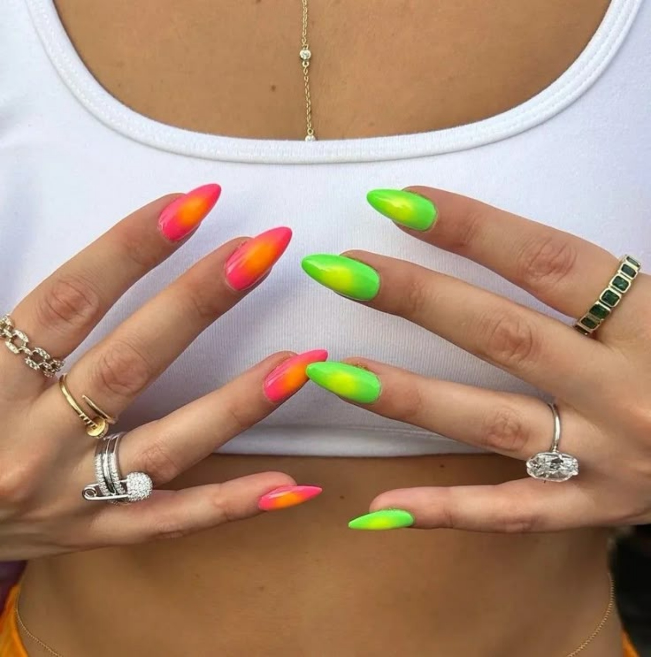 unhas para o carnaval