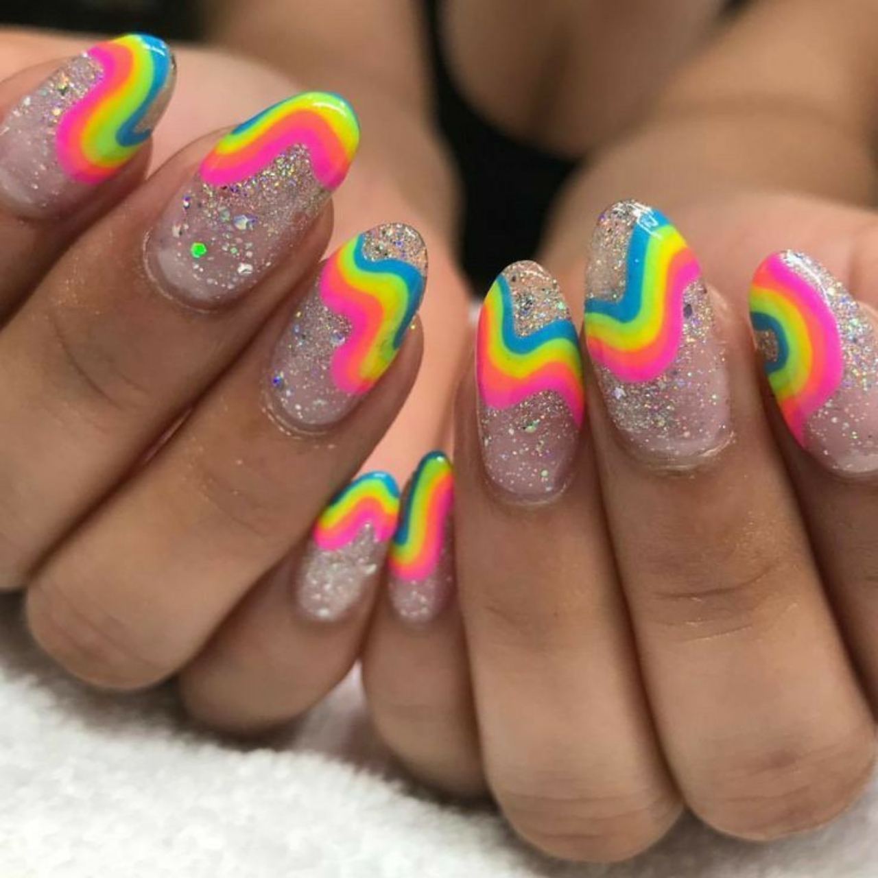 unhas para o carnaval