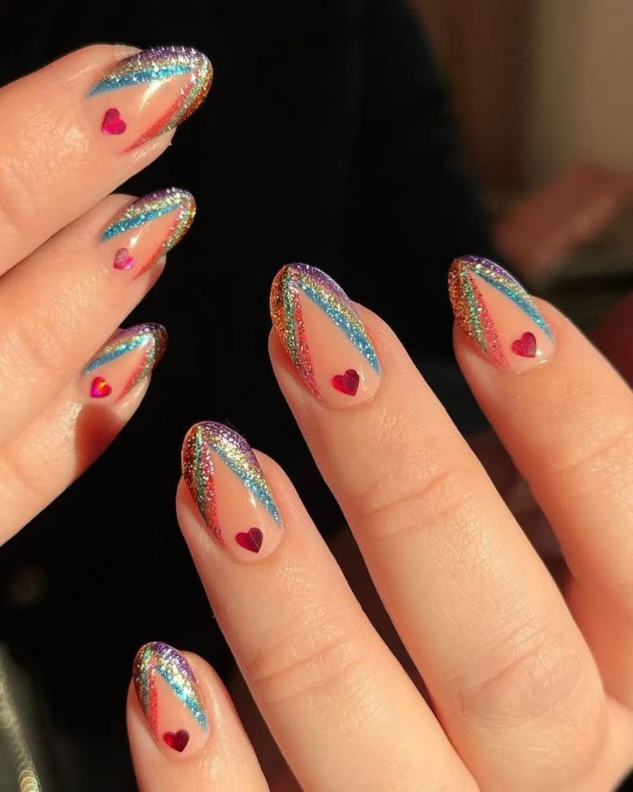 unhas para o carnaval