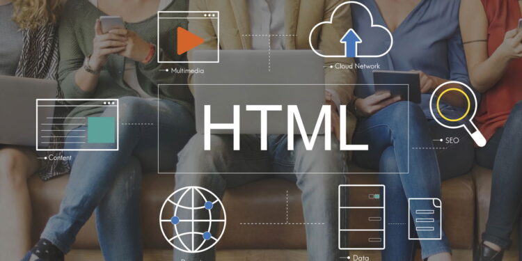 Ilustração de HTML - Créditos: depositphotos.com / Rawpixel