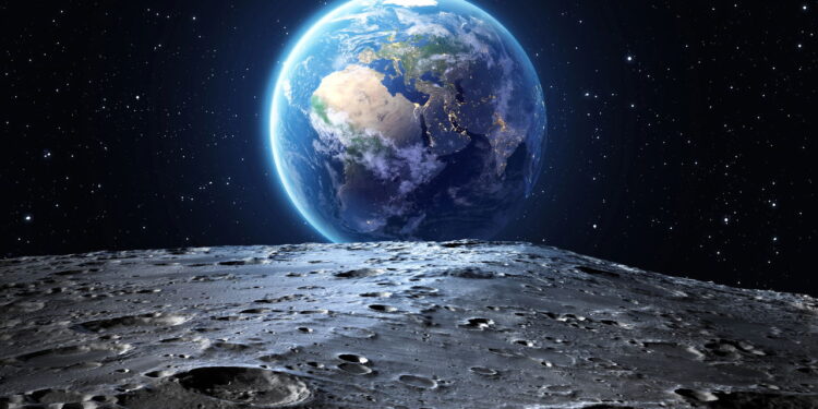 Lua e Planeta Terra - Créditos: depositphotos.com / rfphoto