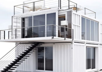 ILustração Casa de container - Créditos: depositphotos.com / Aisyaqilumar