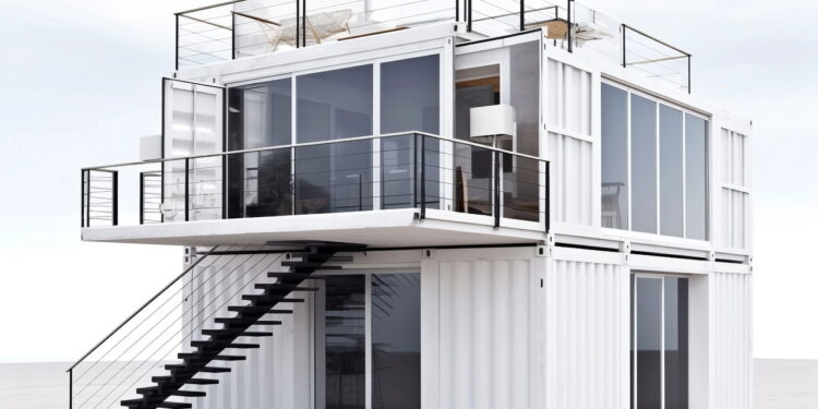ILustração Casa de container - Créditos: depositphotos.com / Aisyaqilumar
