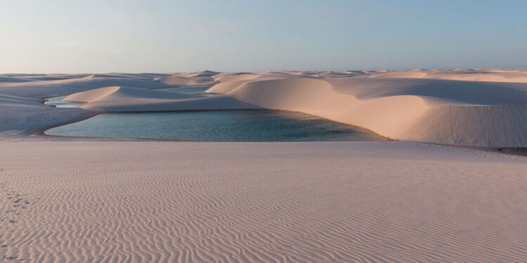 O deserto mais surpreendente do Brasil muda com a chuva