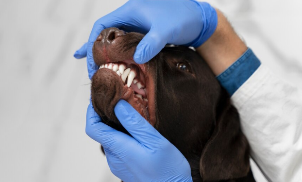 Entenda a importância de escovar os dentes do seu cachorro. Imagem: FreePik