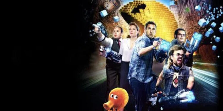 Ilustração da Cena do filme Pixels - Créditos: Columbia Pictures