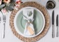 mesa posta almoço de Dia das Mães