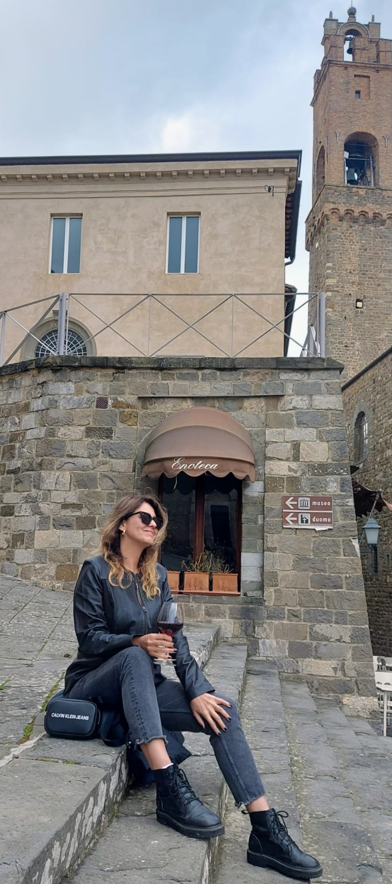 Montalcino, na região vinícola italiana da Toscana - Crédito: Paty Moraes Nobre/Arquivo Pessoal