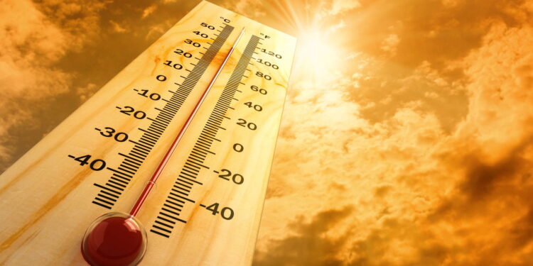 Ilustração de calor extremo - Créditos: depositphotos.com / VladisChern