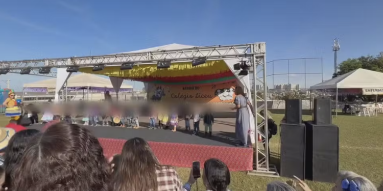 Agressão em festa junina infantil: entenda o que aconteceu. Imagem: Reprodução