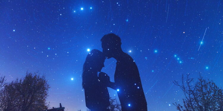 Ilustração de astros e amor - Créditos: depositphotos.com / milangucci