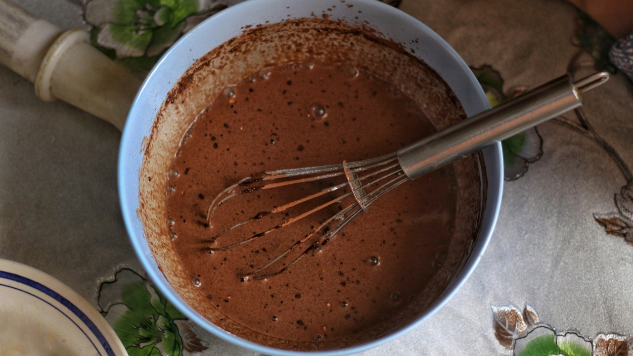 bolo de chocolate quente