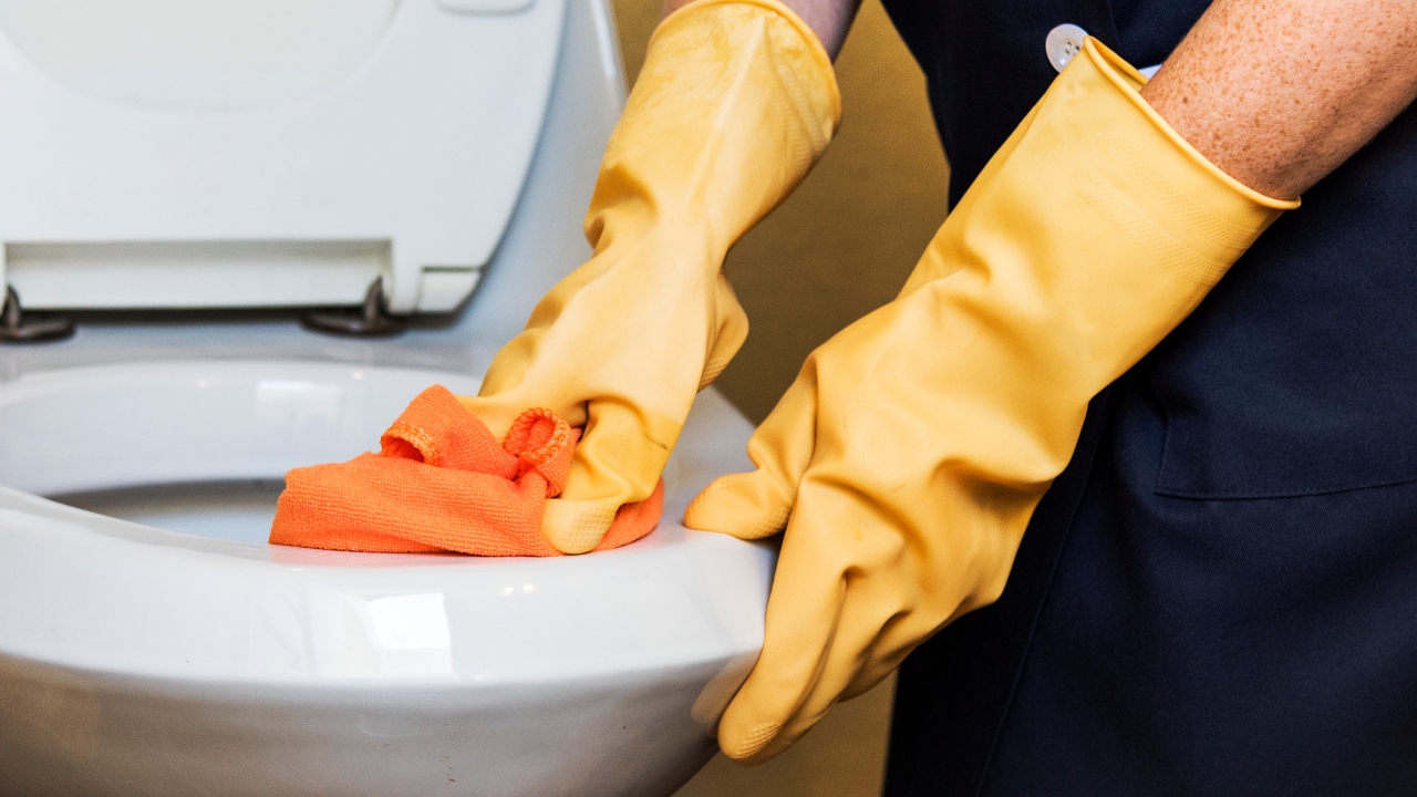 Como limpar vaso sanitário encardido
