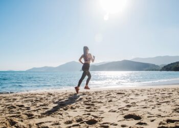 Corrida na areia