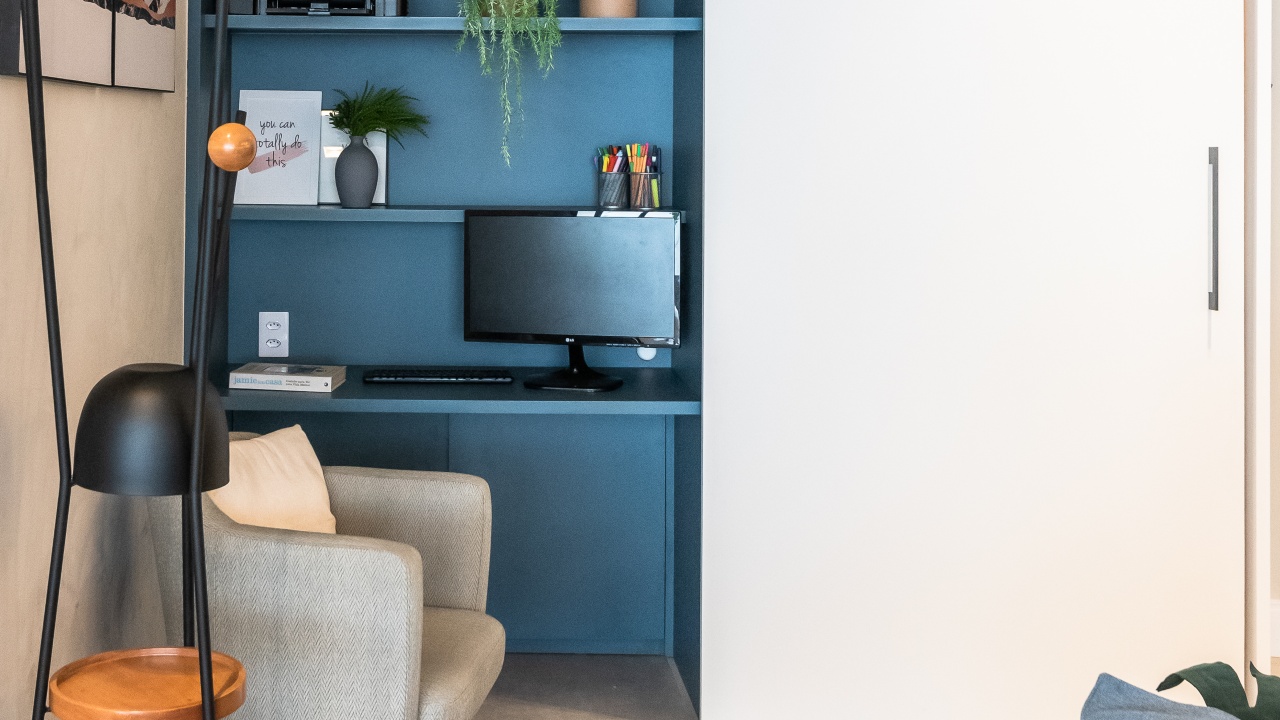 home office na sala