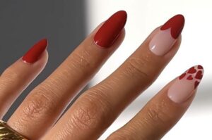 unhas para o dia dos namorados