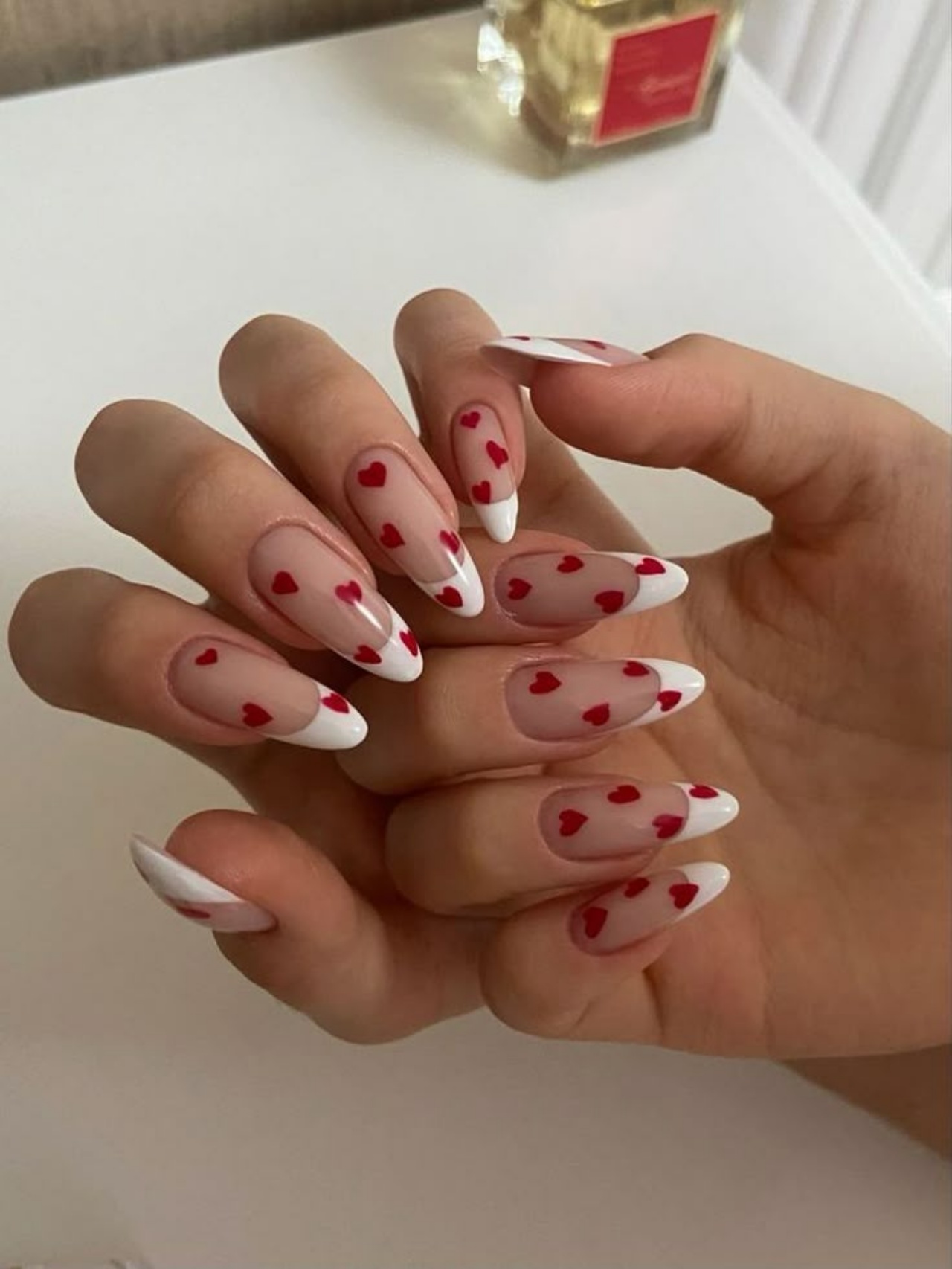 unhas para o dia dos namorados