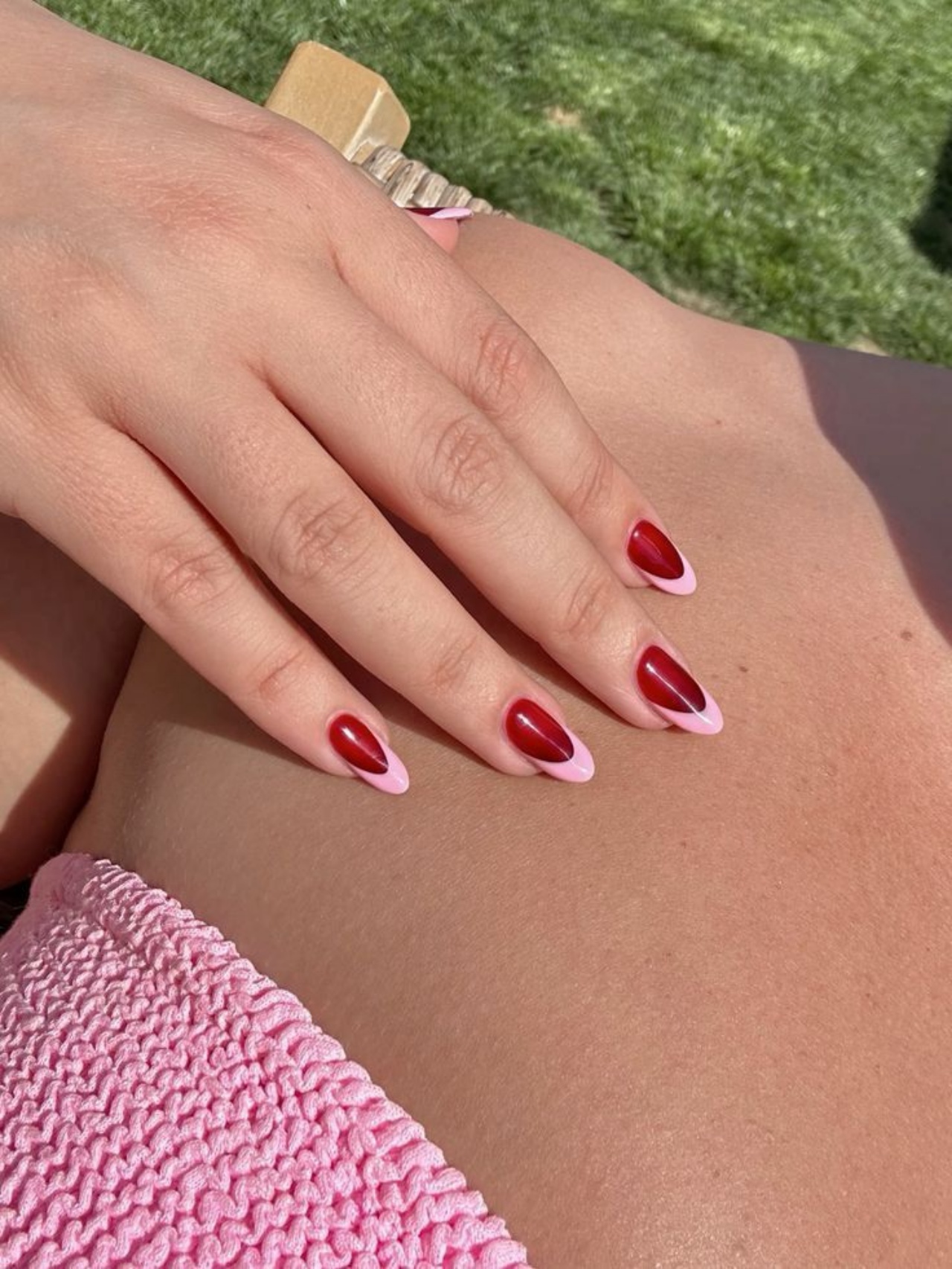 unhas para o dia dos namorados