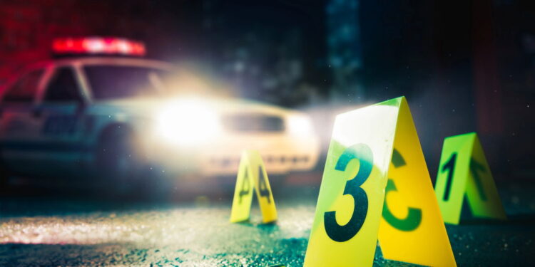 Ilustração de cena de crime - Créditos: depositphotos.com / fergregory