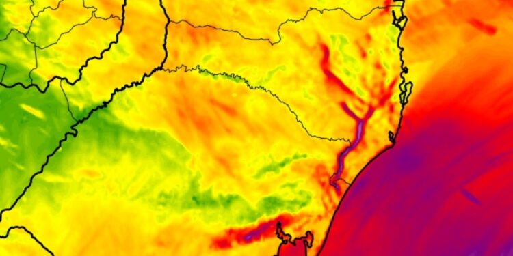 Ciclone no Sul