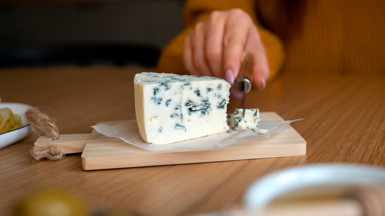 Creme de mandioquinha com gorgonzola