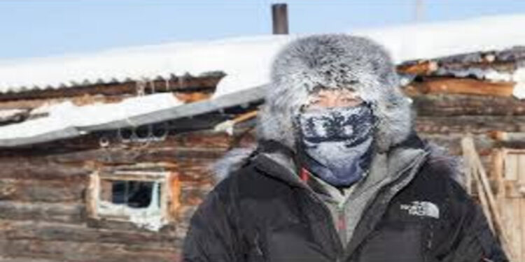 Pessoa em Oymyakon -Créditos: https://www.flickr.com/photos/takens/9726746348