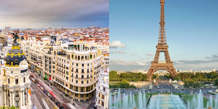 Madrid ou Paris? Qual cidade é mais barata e segura para morar