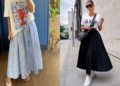 Saias com camisetas estão na moda! - Créditos: Imagem divulgação Instagram @bazar_casa_verde